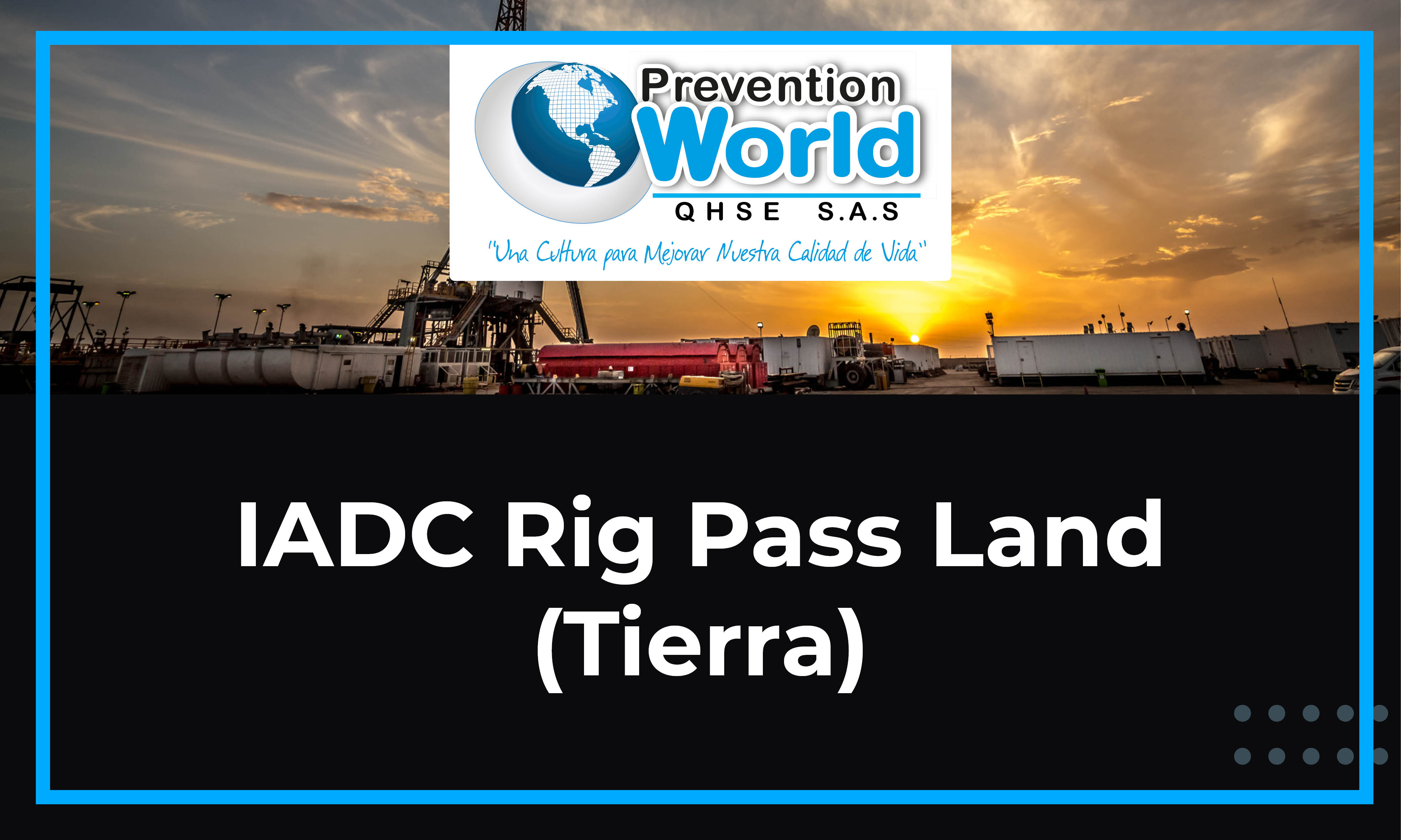IADC Rig Pass Land (Tierra)