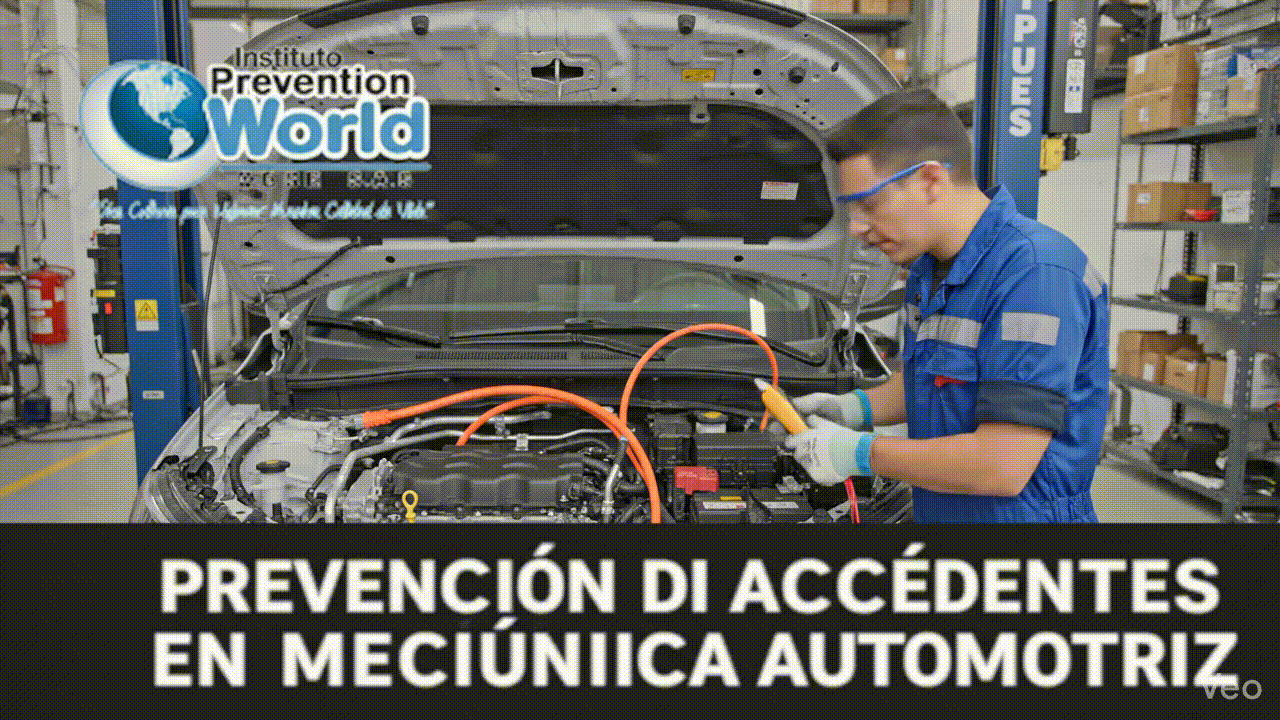 Prevención de Accidentes en Mecánica Automotriz (Híbridos y Eléctricos)
