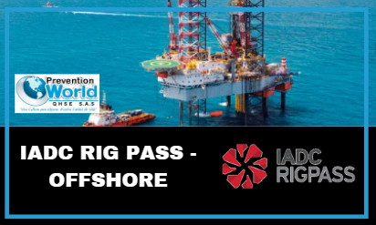 IADC Rig Pass Offshore (Costa afuera)